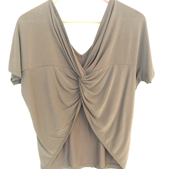 Twisted Open Back T-Shirt - Picture 2 of 7